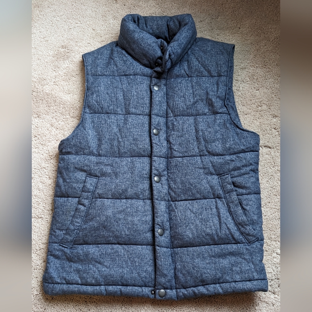Banana Republic Puffer Vest, Dark Blue